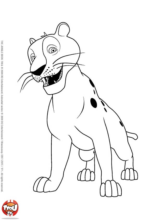 Lew z Dżungli - Kolorowanka do Druku dla Dzieci kolorowanka do druku